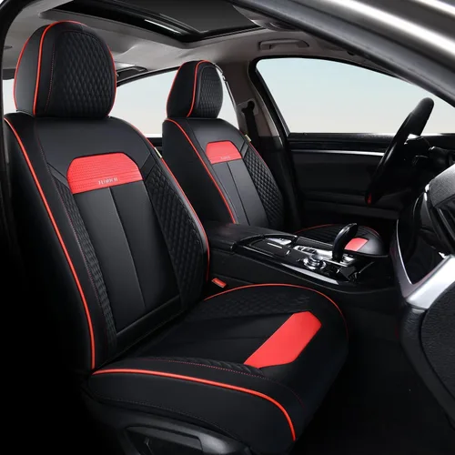 Vista 25 de Fundas de asiento delantero de automóvil, fundas de asiento de cuero para automóviles, protector de asiento de automóvil, impermeable, transpirable