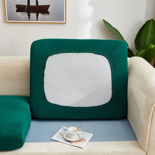 Vista 22 de Fundas de cojín elásticas para cojines de sofá, fundas de asiento de caravana, protector de sofá de dos asientos, de elastano, protector de muebles