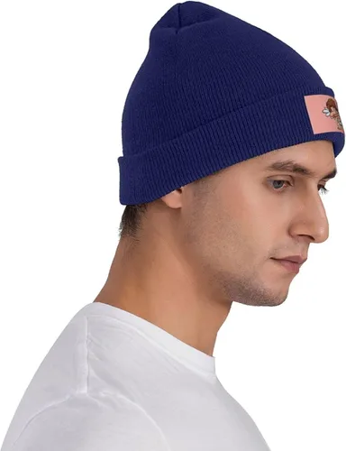 Vista 6 de LIICHEES Tap Angel Beanie Hat for Men Women Hats Warm Cozy Knitted Caps Black Skull Cap