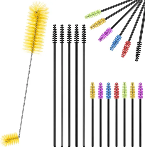 Vista 7 de Cepillo de limpieza para comederos de colibríes, 19 piezas, 3 Negro