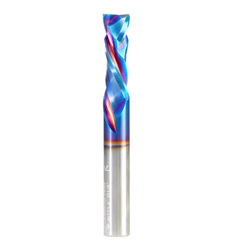 Vista 29 de Amana Tool Spektra Extreme Tool Life Recubierta - Broca de router en espiral de compresión CNC de carburo sólido recubierta, 46182-K, 1/2 D x 1 CH x