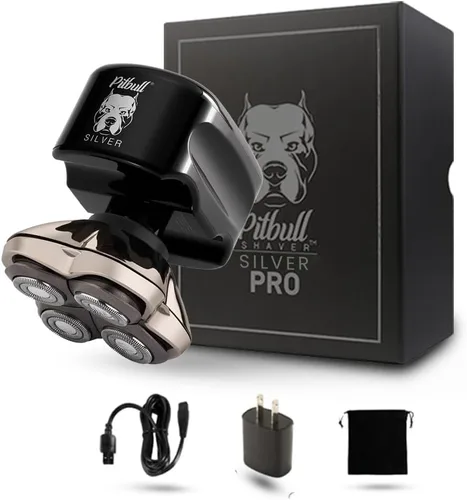 Vista 10 de Skull Shaver - Afeitadora de cabeza y cara Pitbull Silver PRO SX5