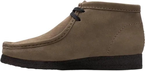 Vista 19 de Clarks Wallabee Chukka Botas para hombre cera de abeja cuero