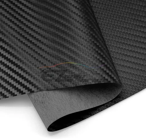 Vista 2 de EZAUTOWRAP Funda de asiento para automóvil de 12 x 54 pulgadas (1 x 4.5 pies), tela de fibra de carbono, color negro, 54 pulgadas de ancho, vinilo
