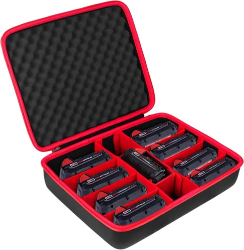 Vista 7 de Funda rígida para batería y cargador Milwaukee M18 de 18 V + herramienta de órbita 2626-20 M18 18V 18,000 OPM