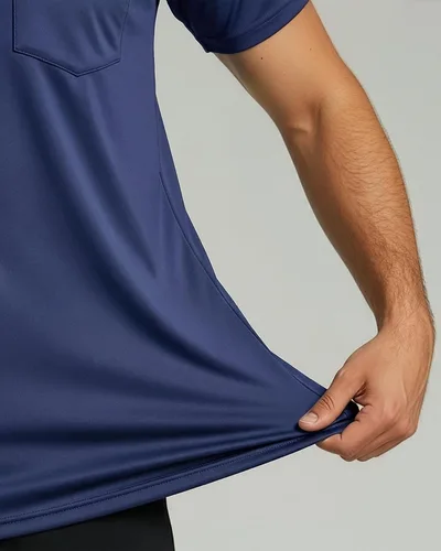 Vista 3 de Real Essentials Paquete de 4 camiseta deportiva de manga corta Dry-Fit para hombre (disponible en tallas grandes y altas)