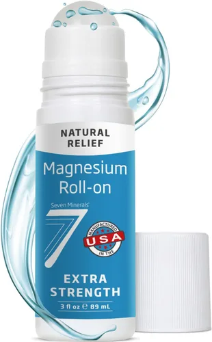 Vista 3 de Seven Minerals Aceite de Magnesio Puro Tamaño de Viaje - Espray de Magnesio Grado USP, Sin Minerales Traza Poco Saludables, del Antiguo Fondo Marino