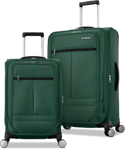 Vista 17 de Samsonite Element 3-PC Soft Side 21/25/29 (De Mano, Mediano, Grande a Cuadros), Ligero Expandible Equipaje Set 2 Bolsillos Delanteros y Laterales