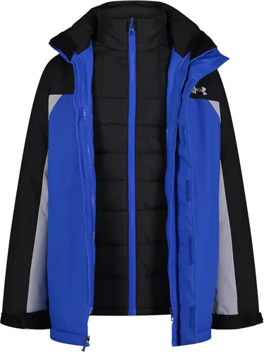 Vista 3 de Under Armour Boys' Westward 3-in-1 Jacket, Removable Hood & Liner, Windproof & Water Repellant