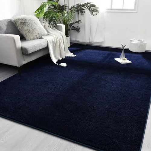 Vista 27 de FlyDOIT Alfombras redondas para dormitorio, sala de estar, 4 x 4, color negro, súper suaves, cómodas, gruesas, de espuma viscoelástica, alfombra