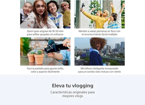Vista 11 de Sony ZV-1 II Cámara de Vlog para Creadores de Contenido y Vloggers - Negro