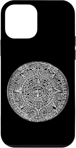 Vista 16 de Aztec Calendar Sun Stone Mexican Mayan Calendario Azteca Case for iPhone 17