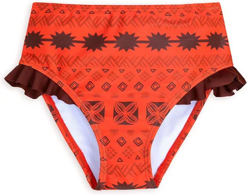 Vista 4 de Disney Moana Deluxe - Conjunto de natación para niñas