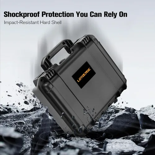 Vista 4 de Funda para NOCO Boost GB40 y GB20 – Funda de transporte rígida impermeable con espuma precortada personalizada, caja de viaje protectora a prueba