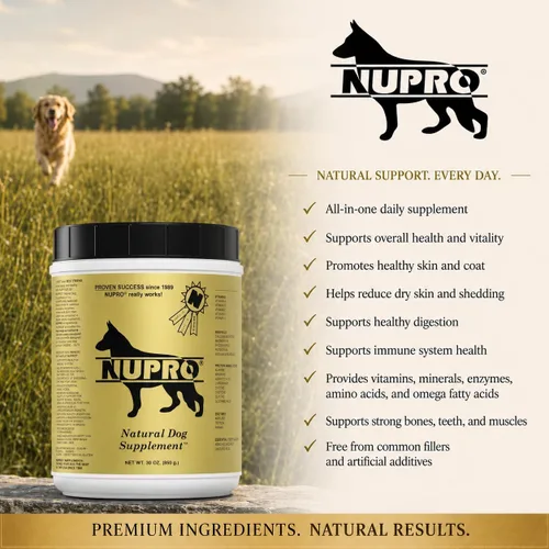 Vista 7 de Nupro Suplemento completamente natural para perros (30 oz) Suplemento todo en uno para perros, para todas las razas y edades, apoya la digestión