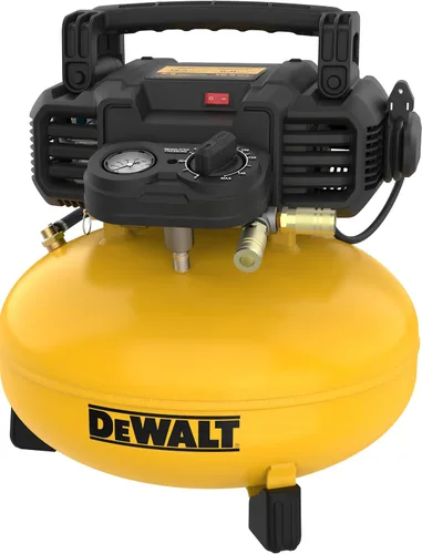 Vista 7 de DEWALT Juego de compresor de aire Pancake con PSI máx. de 165 y 2.6 CFM @ 90 PSI y clavadora de puntilla de calibre 18
