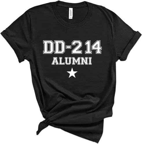 Vista 4 de DD-214 Alumni T-Shirt, Veterans Day T-Shirt, Army Shirt, American Flag Shirt, Men's Vintage Tee, Grandpa Shirt, Military T-Shirt of United States