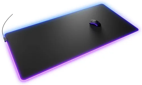 Vista 11 de GLORIOUS Gaming Mouse Pad GMP 2 GLED - XL - 2-Zone RGB Lighting, InfiniGlow RGB Stitchless Edge, Premium Cloth Surface, Grippy Rubber Base