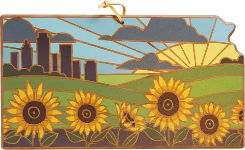 Vista 19 de Totally Bamboo Tabla de cortar con forma del estado de Alabama y plato para servir charcutería con ilustraciones de Summer Stokes, incluye cuerda