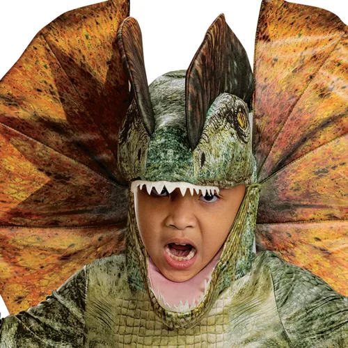 Vista 3 de Jurassic World Dilophosaurus Deluxe ToddlerKid's Costume