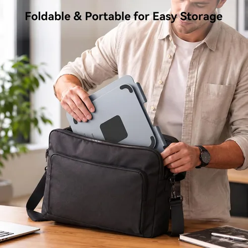 Vista 9 de Yottamaster Soporte ajustable para laptop, soporte de escritorio de Gris