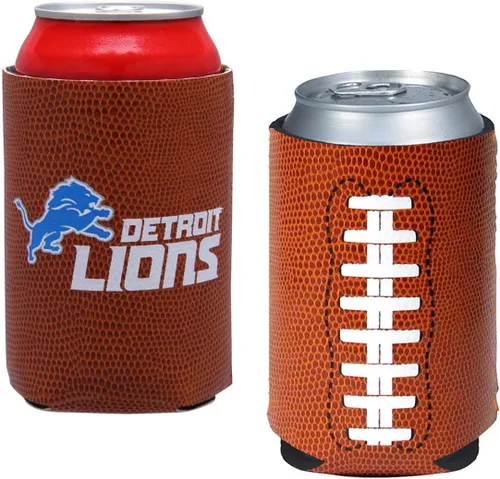 Vista 7 de Soporte aislante para latas y botellas de fútbol americano enfriador de bebidas Huggie (Nueva Orleans (Saints) - Negro) Nueva Orleans (Santos)