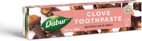 Vista 10 de Dabur Pasta de Dientes Herbal - Cuidado Bucal con Fórmula Completamente Natural y Sin Flúor y Pasta de Dientes Saludable Bliss - Brillo Infundido