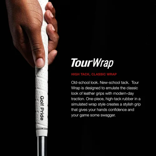 Vista 2 de Golf Pride Tour Wrap Golf Grip, Red, Standard