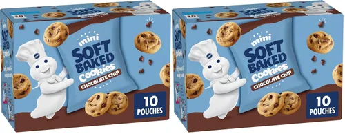 Vista 9 de Pillsbury Mini galletas de chispas de chocolate horneadas suaves, tamaño compartido, 6 oz