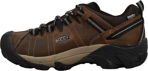 Vista 7 de KEEN Men's Targhee 2 Low Height Waterproof Hiking Shoes Bisonte/Brindle