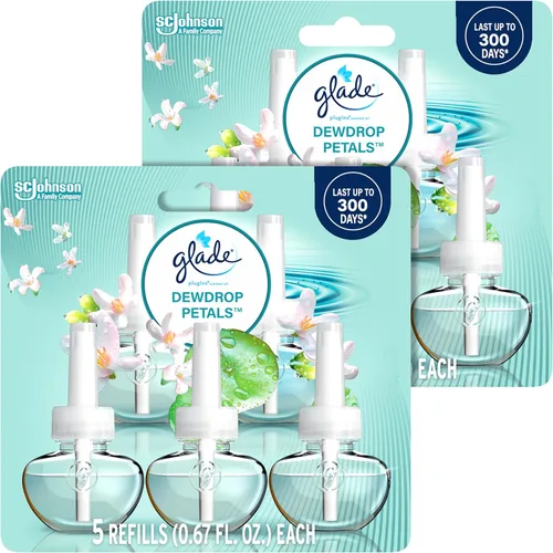 Vista 31 de Glade PlugIns - Repuestos de ambientador, aceites esenciales perfumados para el hogar y el baño, aroma Apple Cinnamon, 3.35 onzas líquidas, 5