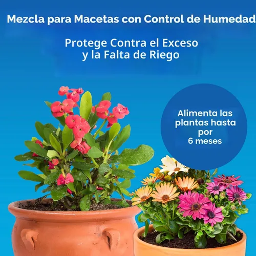 Vista 2 de Miracle-Gro Mezcla para macetas con control de humedad, para plantas en contenedor, protege contra el riego excesivo y insuficiente, 8 cuartos