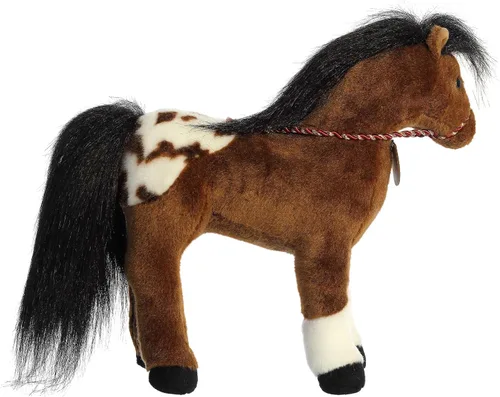 Vista 5 de Aurora® Exquisito animal de peluche Breyer® Showstoppers Appaloosa - Detalles realistas - Juego imaginativo - Marrón 13 pulgadas