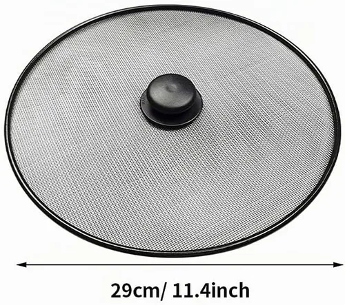Vista 2 de Pantalla contra salpicaduras, pantalla de salpicaduras, tapa protectora contra salpicaduras con perilla, tapa de malla extra fina, cubierta