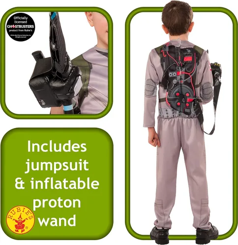 Vista 2 de Rubie 's Costume Kids Classic Ghostbusters Costume, L, Multicolor