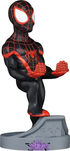 Vista 9 de Exquisite Gaming Cable Guy - Marvel Spiderverse: Miles Morales Spiderman - Controlador de carga y soporte para dispositivos - Juguete - Xbox 360