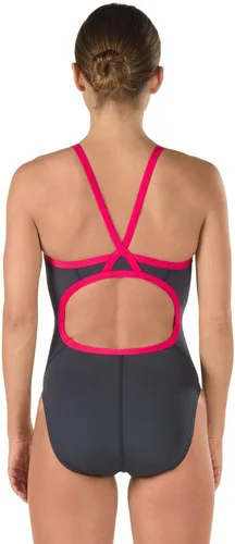 Vista 2 de Speedo Women's Swimsuit One Piece Endurance+ Flyback Solid Adult Team Colors - Discontinued