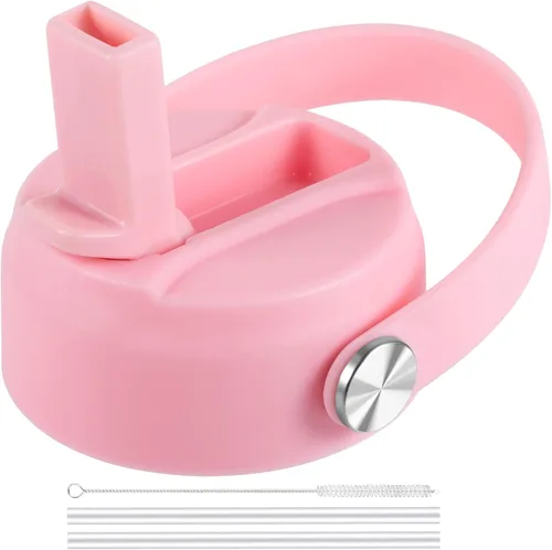 Vista 25 de FLORAPELL Tapa de popote para botellas de agua de boca ancha Hydro Flask, tapas superiores con popote compatible con Hydro Flask de 32 y 40 onzas