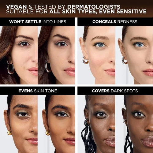 Vista 17 de L'Oreal Paris True Match - Base líquida supermezclable, maquillaje de base líquida de cobertura media, C0.5, ligero, 1 onza líquida