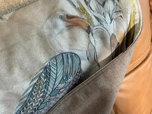 Vista 2 de Funda para reposacabezas con diseño de cisne, protector de muebles, funda para sofás, sillones reclinables, sillas de teatro, sillas de oficina