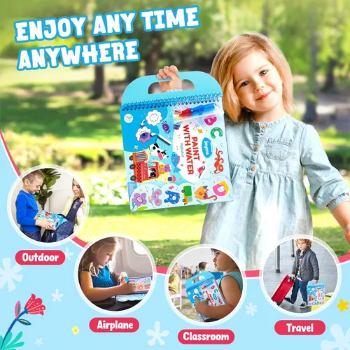 Vista 7 de JoyCat - Libro para colorear al agua del alfabeto para niños pequeños de 3