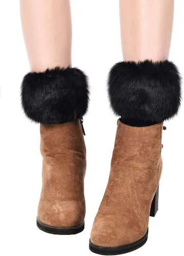 Vista 7 de Pangda 4 pares de calcetines de invierno de punto para botas de piel sintética, 4