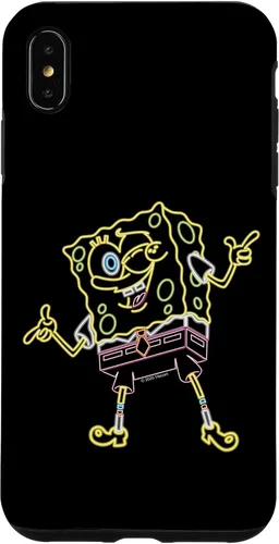 Vista 11 de Spongebob Squarepants Carcasa Neon Line Art para iPhone 17