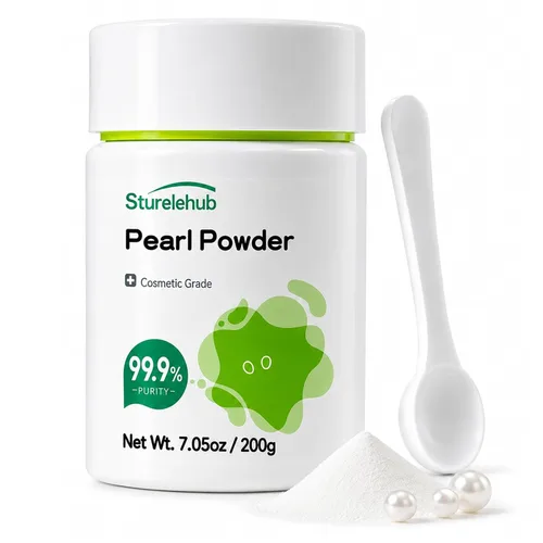 Vista 8 de Polvo de Perlas Orgánico, para Rostro, 4 onzas / 114g 99.9% Pureza, Grado Cosmético, Para Máscara Casera, Crema y Loción, Polvo de Perlas Orgánico