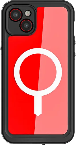 Vista 32 de Ghostek NAUTICAL funda delgada para iPhone 14 Plus a prueba de golpes impermeable con protector de pantalla y imán MagSafe con carga inalámbrica