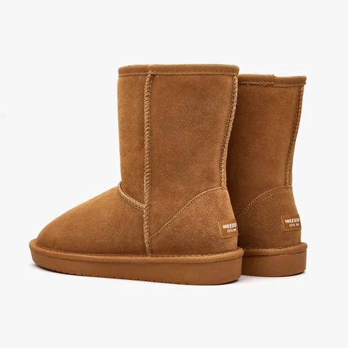 Vista 6 de Weestep Botas de nieve clásicas de piel sintética con forro de piel sintética para mujer
