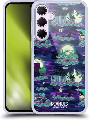 Vista 137 de Head Case Designs Funda de gel Spooktacular con licencia oficial de Peanuts Linus y Snoopy [protección de grado militar] compatible con Google Pixel
