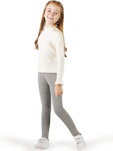 Vista 4 de Adorel Girls Fleece Lined Leggings Winter Pants Pack of 2