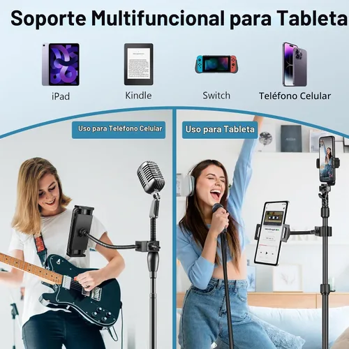 Vista 5 de Soporte para tableta de cuello de cisne, soporte para iPad