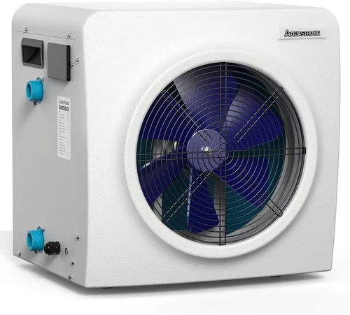 Vista 13 de AQUASTRONG Bomba de calor para piscina, calentador eléctrico para piscina sobre el suelo y en el suelo, calefacción y refrigeración para piscinas